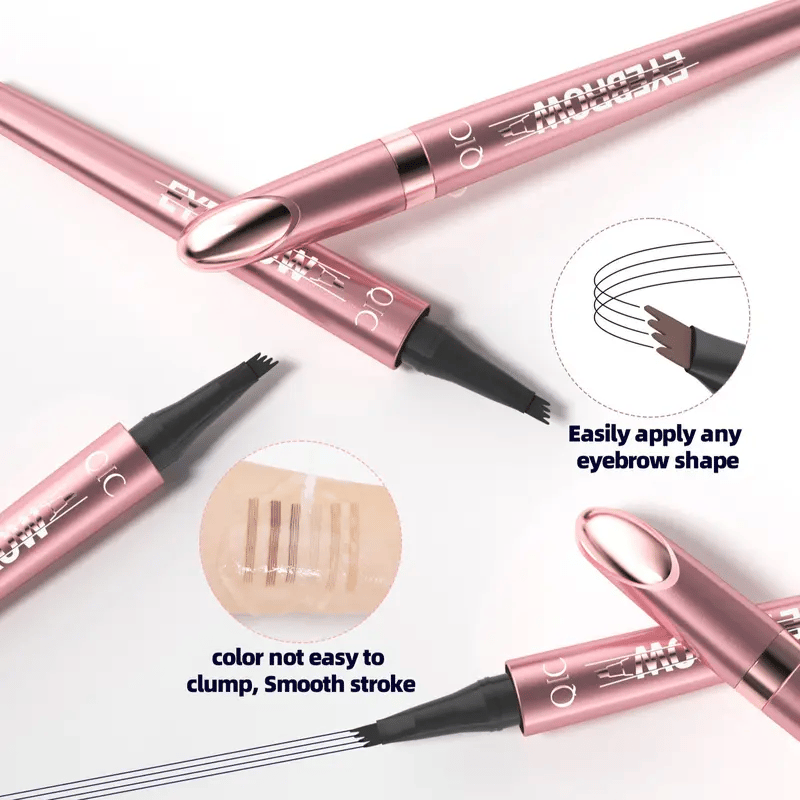 🥳LAST DAY BUY 1 GET 1 FREE💞50K+ SOLD!💥✨3D Natural-Looking Eyebrow Pencil– 4-prong tip creates natural hair-like strokes. Waterproof, smudge-proof & lasts 24h