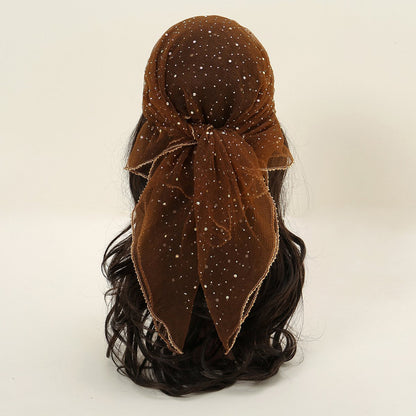 🔥🔥 HOT SALE 49% OFF-Women's Glitter Decor Head Scarf