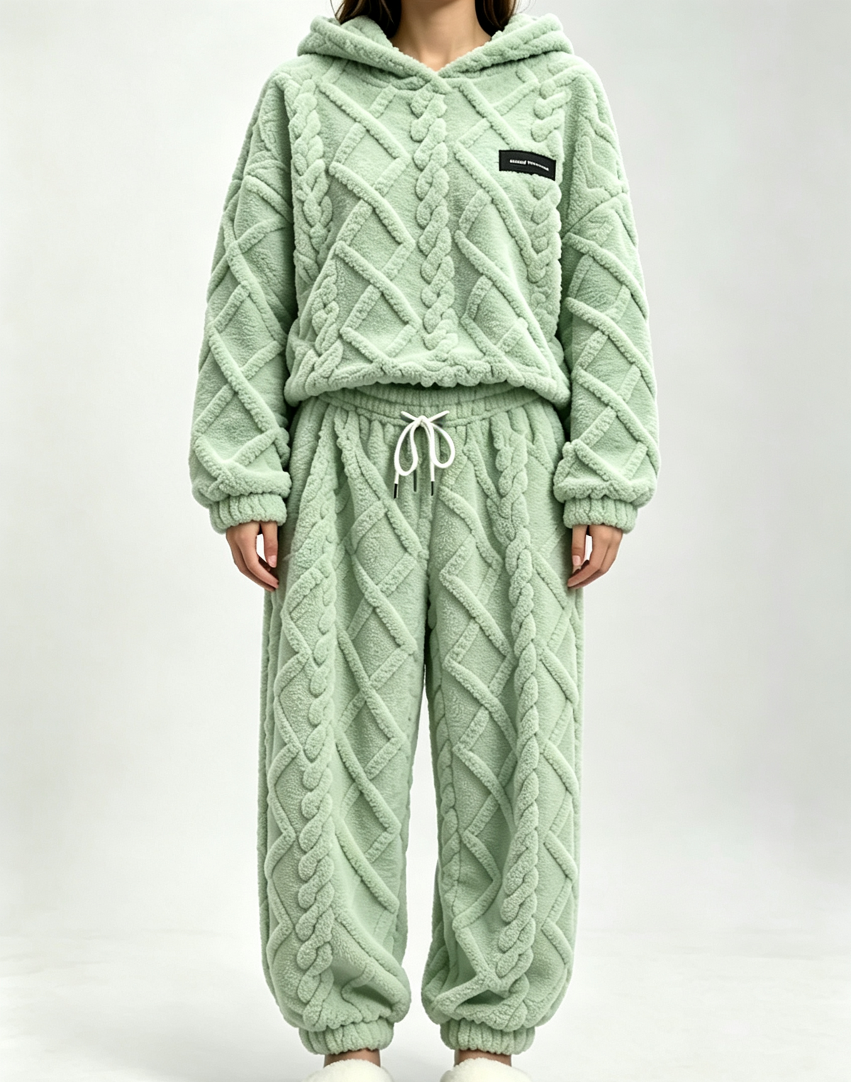 ❄️Hot Sale-70% OFF🧸 Women's 2-Piece Plush Fleece Set – Cosy Winter Style