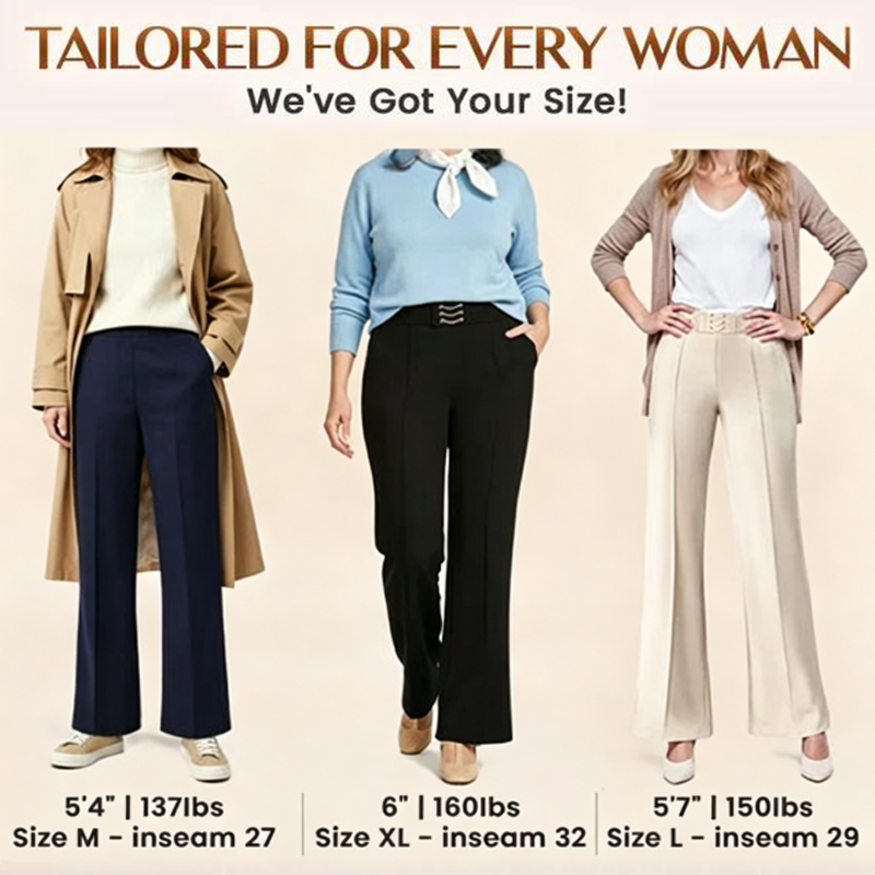 👖LAST DAY 70% OFF💥 - Perfect Drape High-Rise Ultra Soft Pull-On Pants