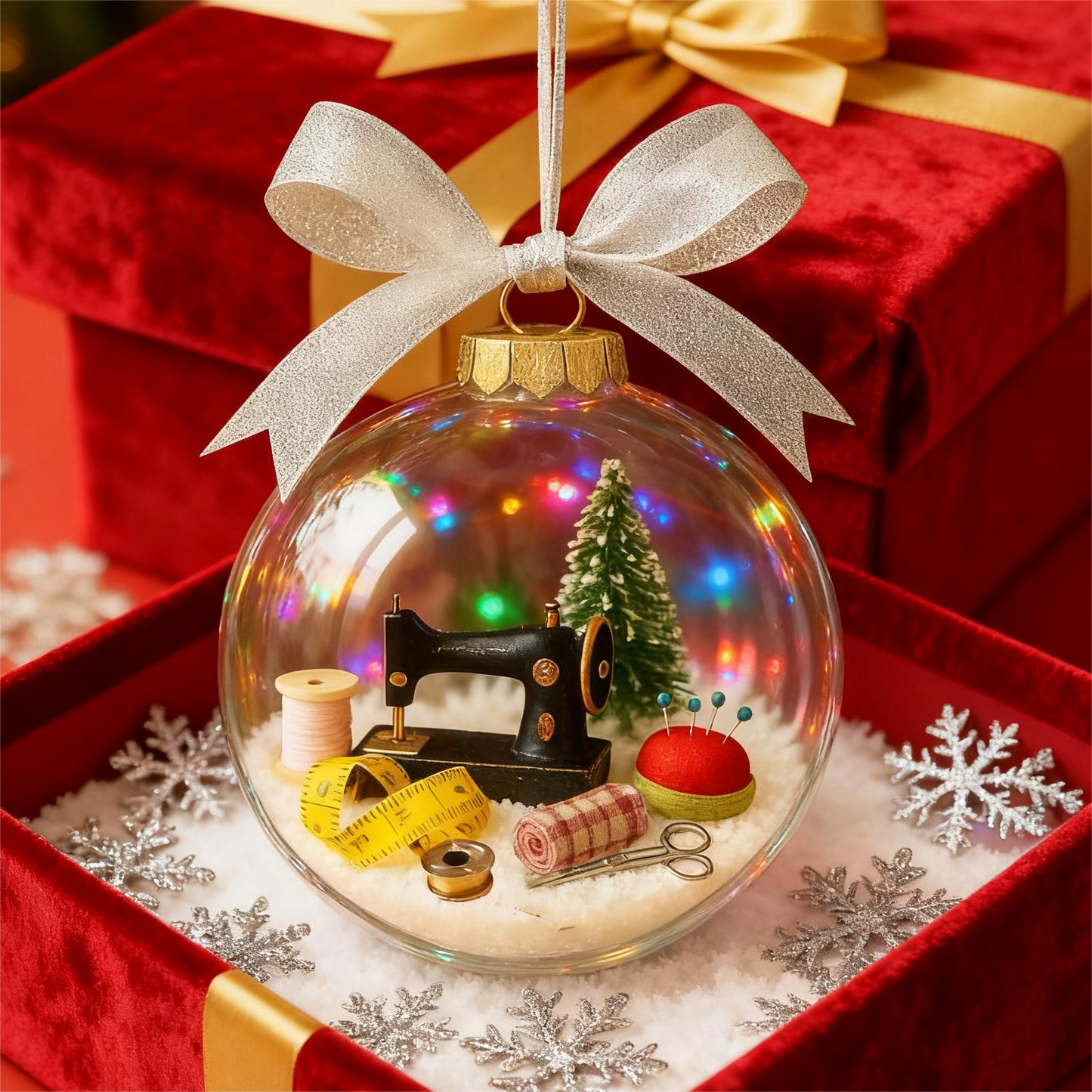 🔥Early Chrismas sale 49% off🔥🎄Holiday Sewing Snow Globe Ornament🎄