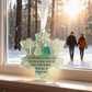 🌊Snowflake-Shaped Sea Glass Friendship Decor❄✨ Shaped by Nature & Crafted by Hand!1