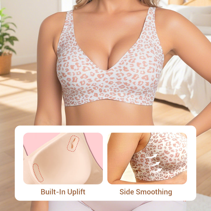 🥳2026 HOT SALE🥳💞50K+ SOLD!💕Womens Comfortable Wireless Bralettes Seamless Deep V Everyday Bra