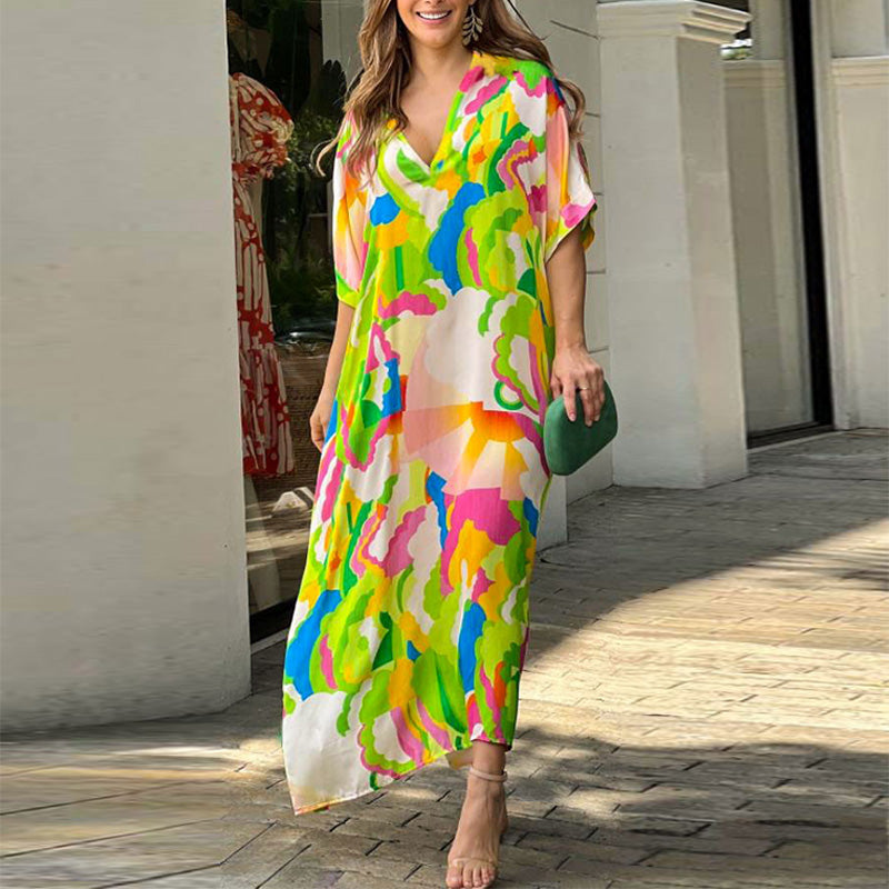 🌈Spring hot sale 49% OFF💃 Painted casual dresses with prints