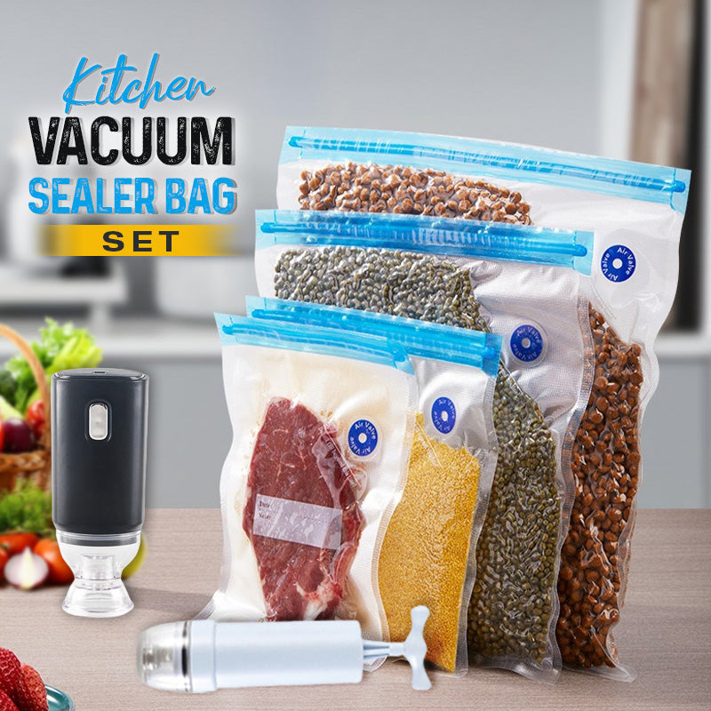 🔥2025 Big Sale 50% OFF🔥Kitchen Vacuum Sealer Bag Set