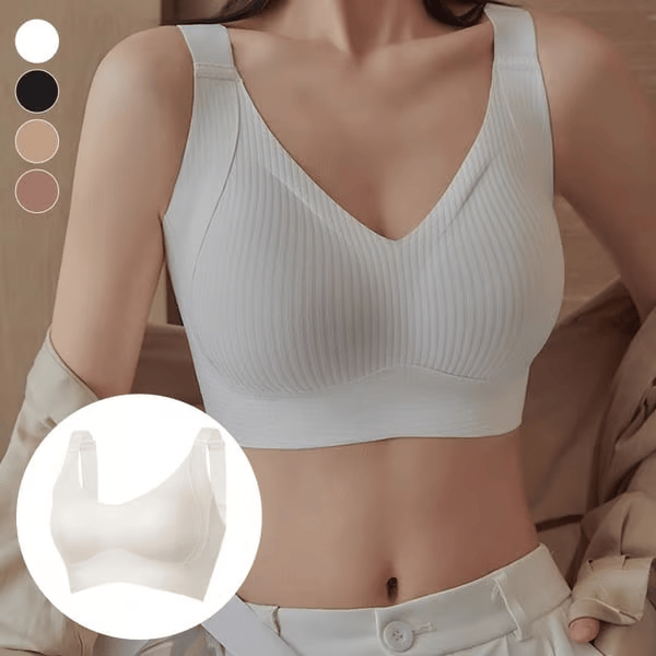 🎁Last Day Buy 1 Get 3 Packs(Each only ￡4.99)🔥Super firming bra | Wire-free push-up bra👍No more sagging breasts
