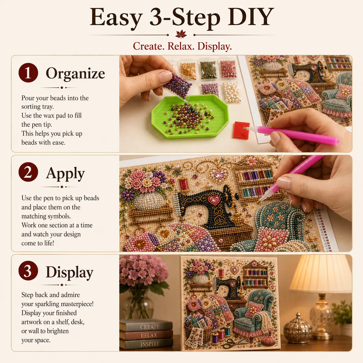 ✨70% OFF!!Ready for Christmas!🎅✨ Cozy Hobby Rooms 3D Diamond Painting Kit