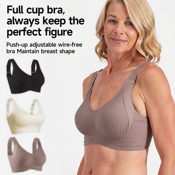🎁Last Day Buy 1 Get 3 Packs(Each only ￡4.99)🔥Super firming bra | Wire-free push-up bra👍No more sagging breasts