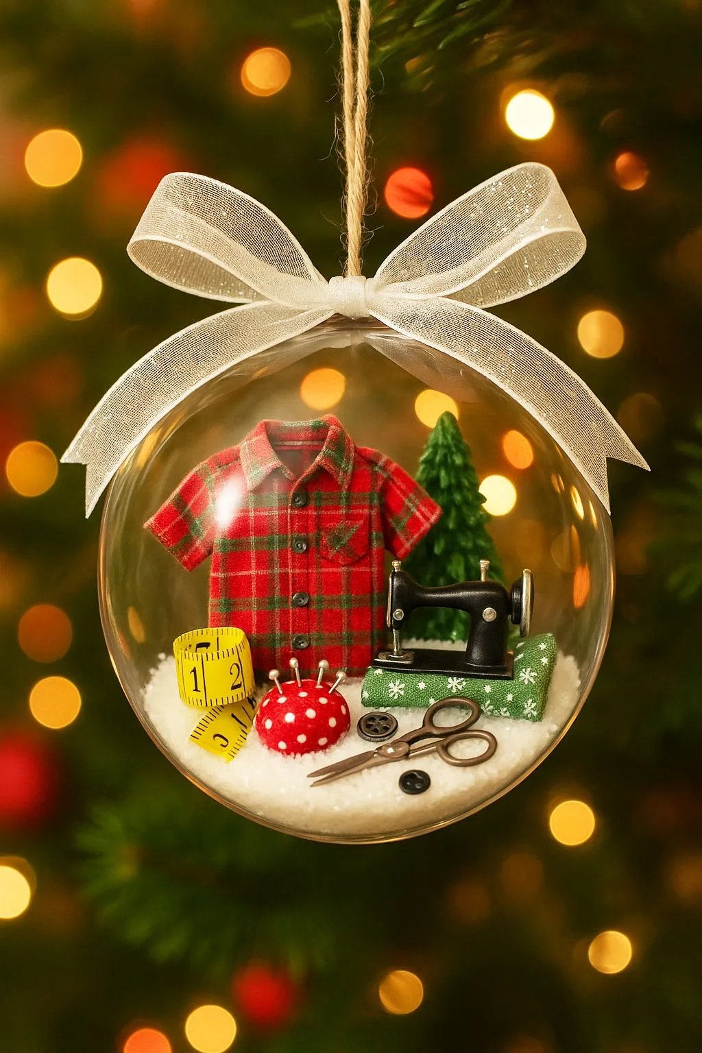 🔥Early Chrismas sale 49% off🔥🎄Holiday Sewing Snow Globe Ornament🎄
