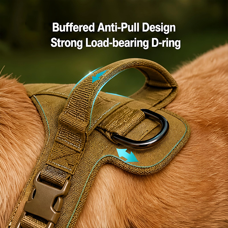 🔥LAST DAY SALE: ONLY ￡9.99!!🏆✨Heavy-Duty Tactical Dog Harness with Handle🐕