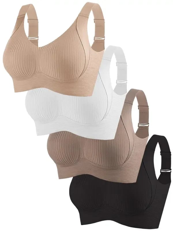🎁Pay 1 Get 3 Packs(Each only ￡4.99) 🔥 Super firming bra | Wire-free push-up bra 👍 No more sagging breasts