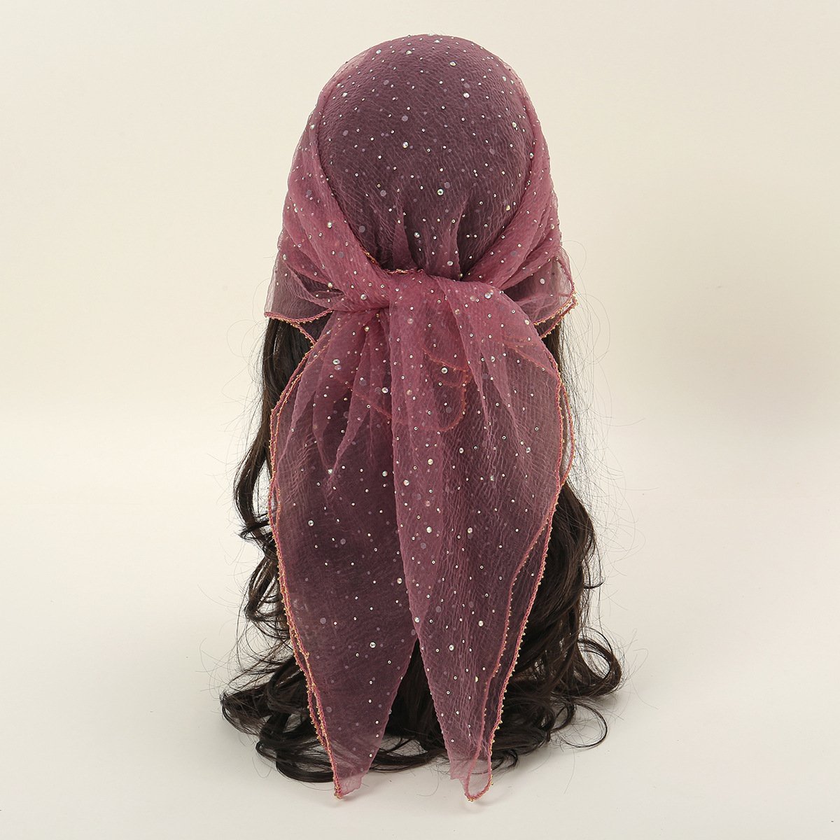 🔥 HOT SALE 49% OFF-Women's Glitter Decor Head Scarf