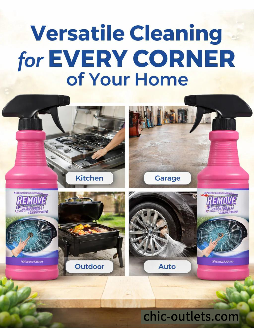 ⏳LAST DAY SALE BUY 2 GET 1 FREE!!🌟Fast-Acting Heavy-Duty Grill Degreaser Spray🔥