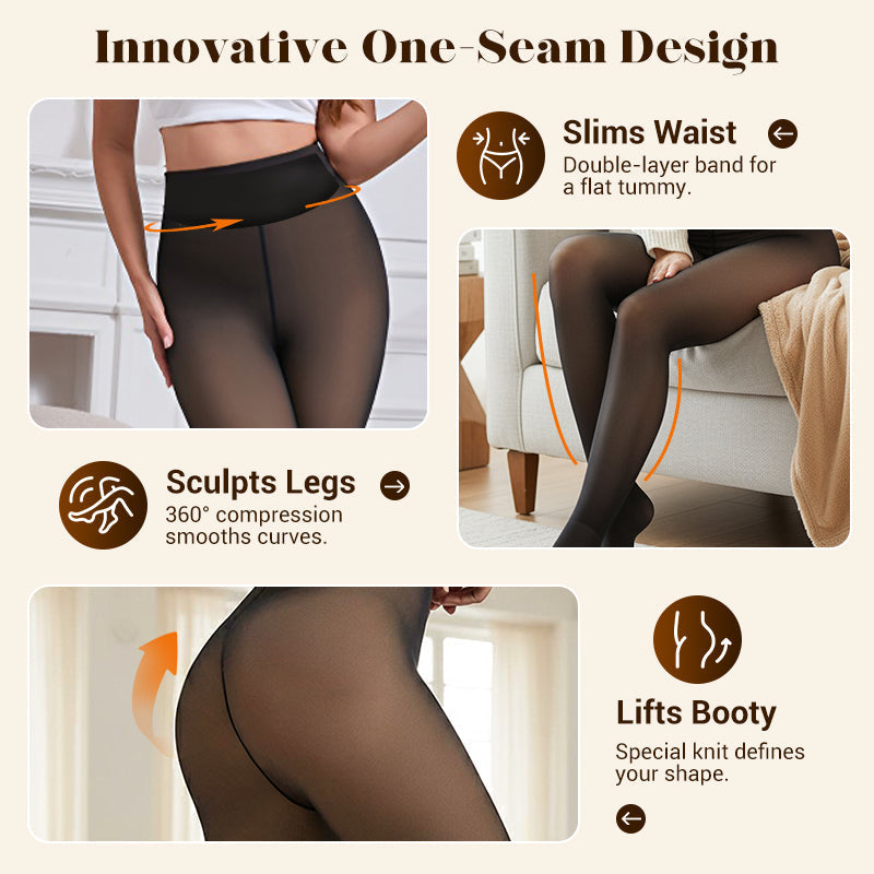 Hot Sale 50% OFF!!⚡50K+ SOLD!❄️One-Seam Shaping Leggings✨✨Stay Warm.Look Snatched. 💕