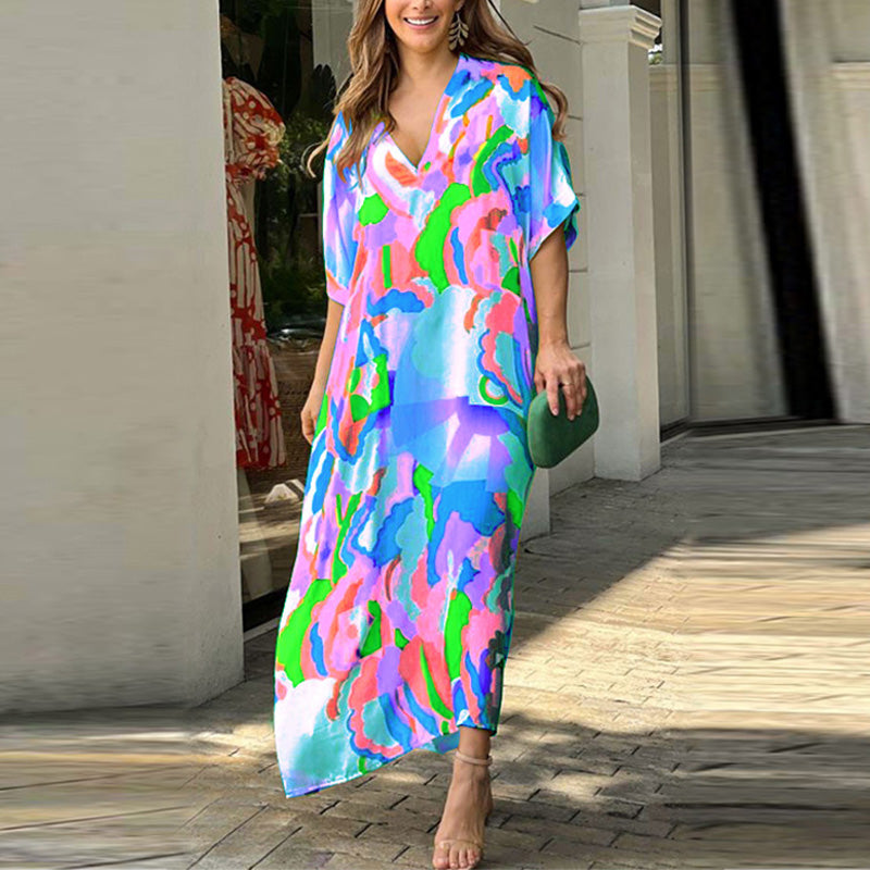 🌈Spring hot sale 49% OFF💃 Painted casual dresses with prints