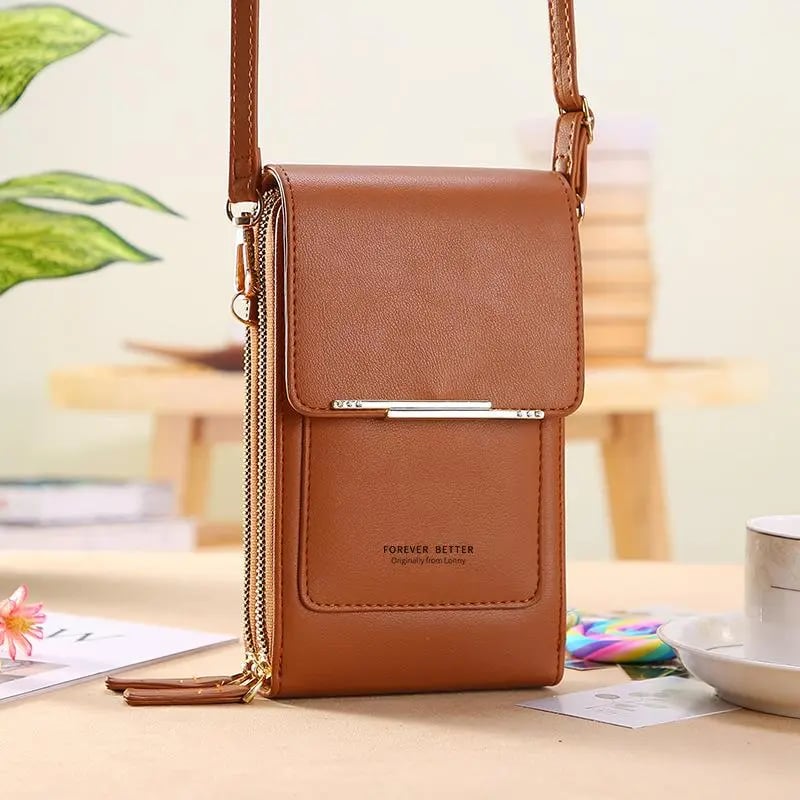 🏆Last Day Promotion：ONLY ￡7.99!!👜📱 Simple and elegant women's touchscreen crossbody phone wallet