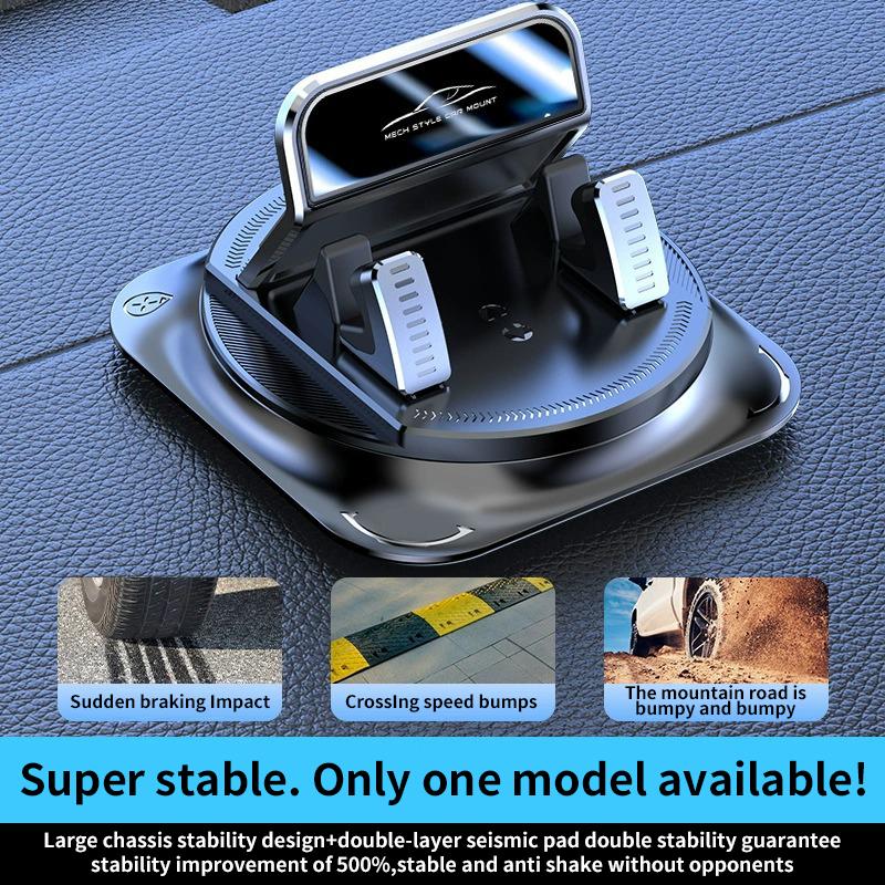 🏆LAST DAY BUY 2 GET 1 FREE!!🔥360° Car Phone Holder 📱 – Rock-Solid Suction, Fits All Phones 🔄