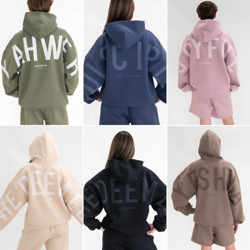💕Last Day 49% OFF💖✝ Essential Hoodie | Oversized Christian Heavyweight Faith Sweatshirt
