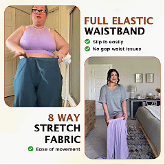 🌞Summer Hot Sale 49% OFF -👖Women's Linen Wide Leg Pants with Pockets