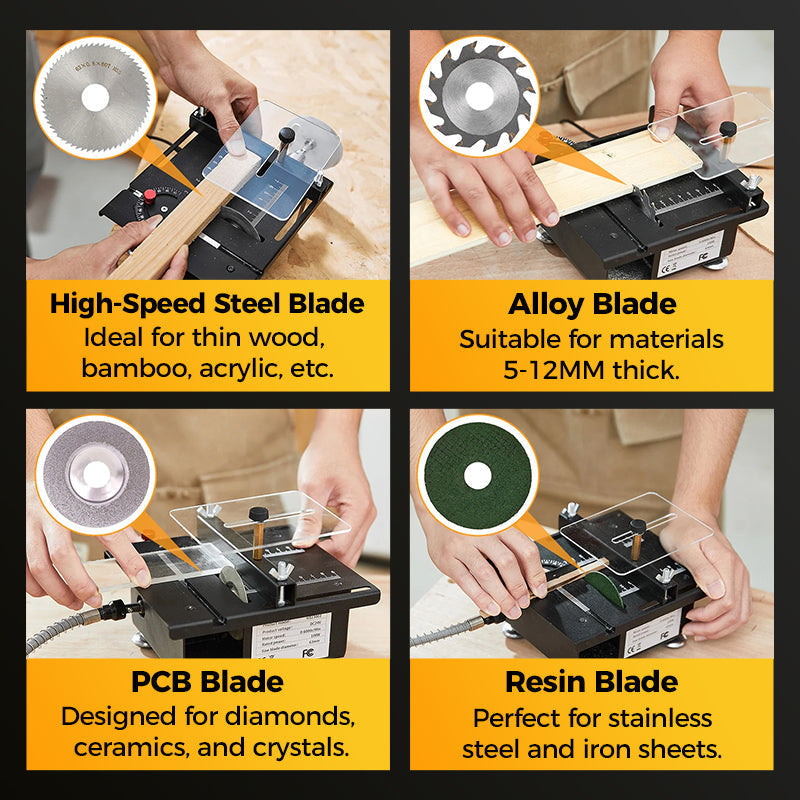 ⏳Limited time 50% OFF⏳💥2025 Hot Sale⏰Multi-functional Mini Precision Table Saw