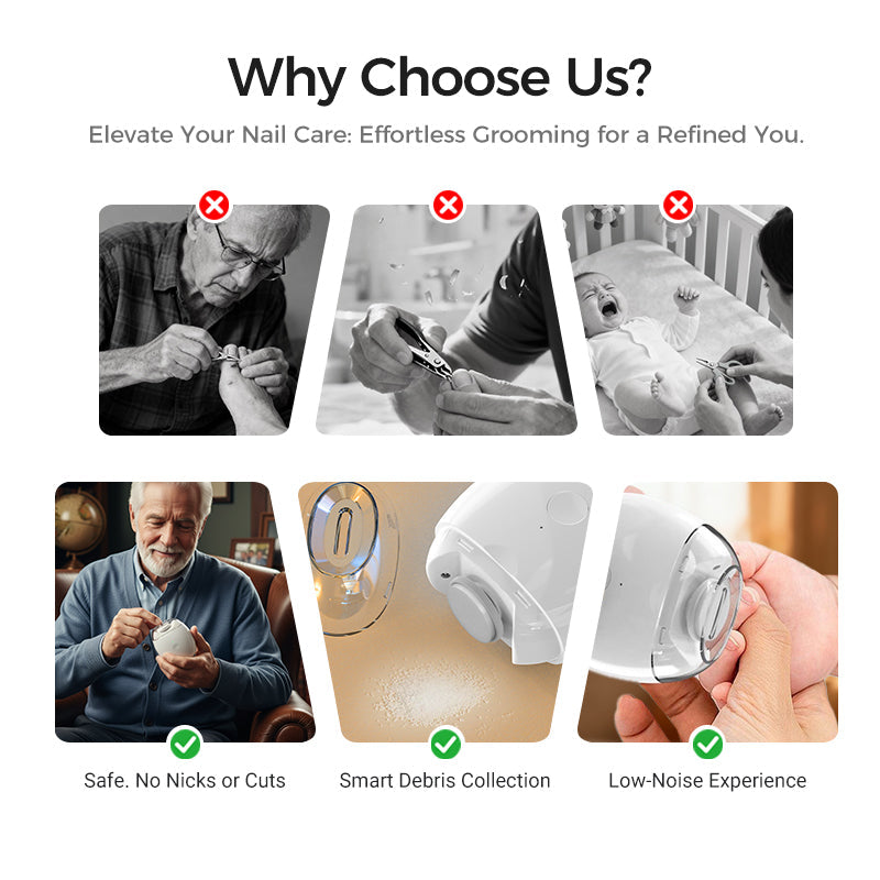 🎅Christmas Special Deals £7.99!!⚡50K+ SOLD!🔥Universal Automatic Fingernail Grinder