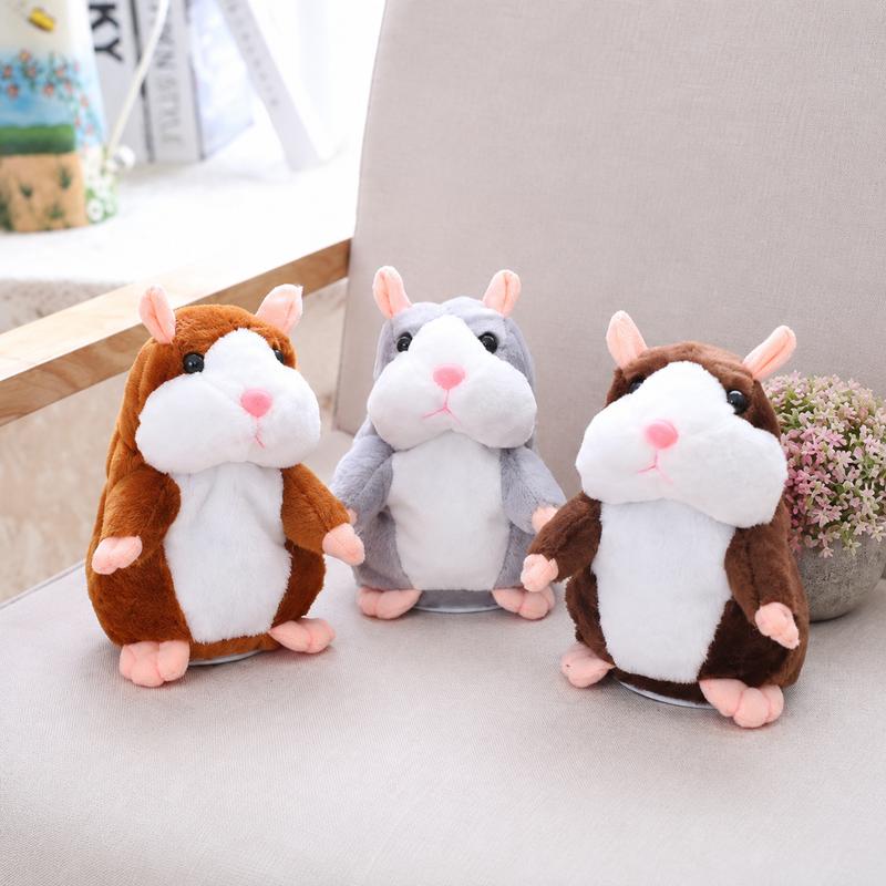 🐹 Last Day Special Price £8.99! ✨Talking Hamster Plush – repeats whatever you say, auto head-shaking, hilarious fun for kids & adults.🎁