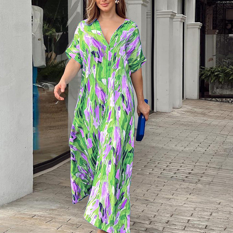 🌈Spring hot sale 49% OFF💃 Painted casual dresses with prints