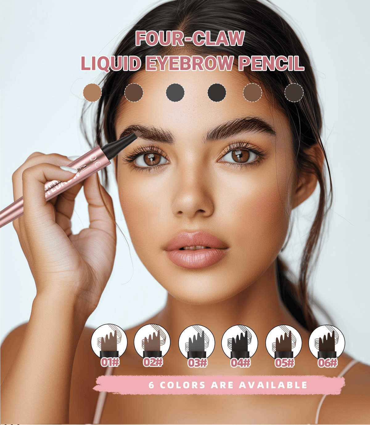 🥳LAST DAY BUY 1 GET 1 FREE💞50K+ SOLD!💥✨3D Natural-Looking Eyebrow Pencil– 4-prong tip creates natural hair-like strokes. Waterproof, smudge-proof & lasts 24h