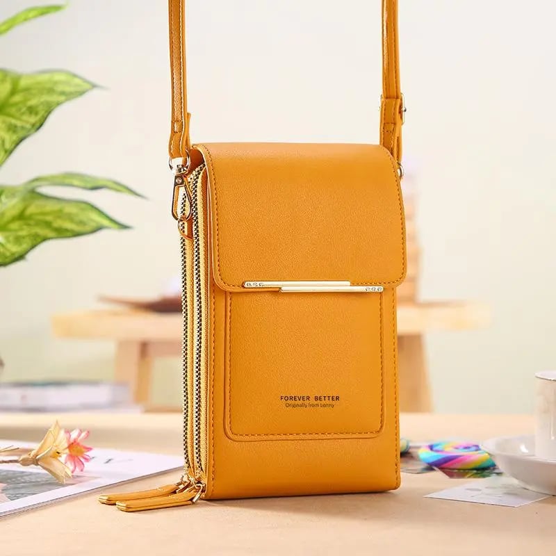🏆Last Day Promotion：ONLY ￡7.99!!👜📱 Simple and elegant women's touchscreen crossbody phone wallet