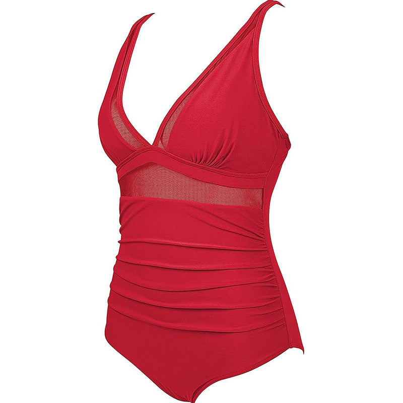 🏖️ Pre-Summer Sale 50% OFF🏝️Mesh Tummy Control Swimsuit1