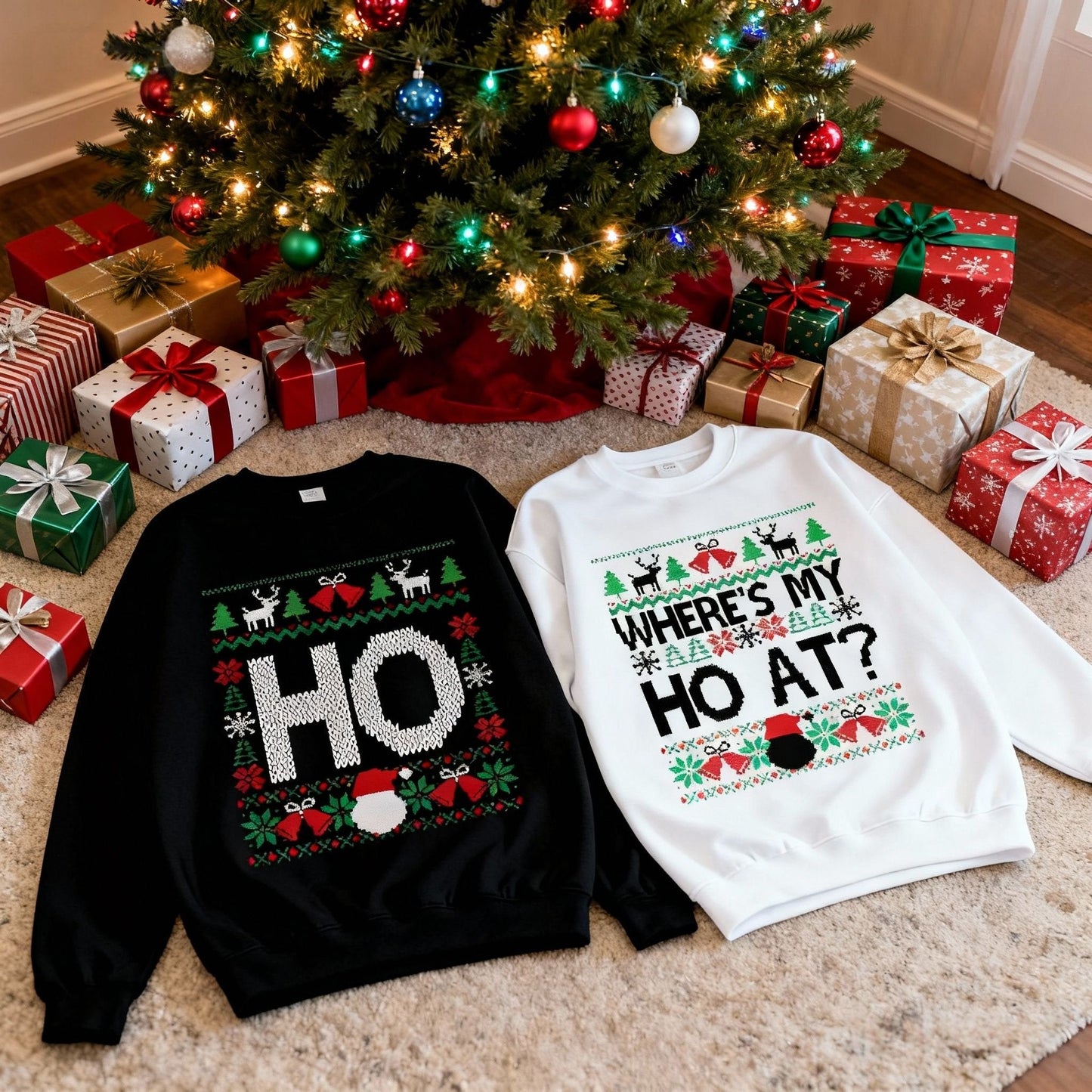 🎅Christmas Sale 49% Off🎄👕Funny Couples Christmas Sweatshirt