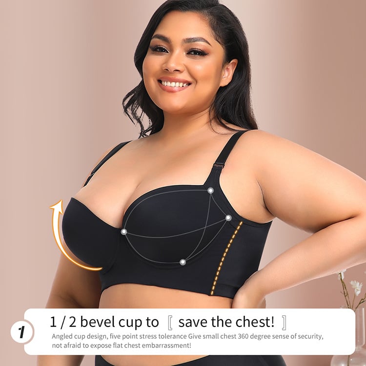 🏆2026 HOT SALE 49% OFF🔥Back Smoothing Underwire Push Up Bra