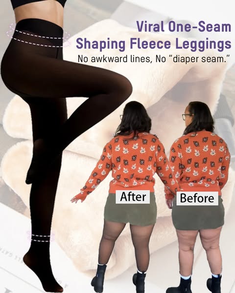 ❄️Hot Sale 50% OFF!!⚡50K+ SOLD!❄️Magic Leggings | One Seam + Compression Band Design1
