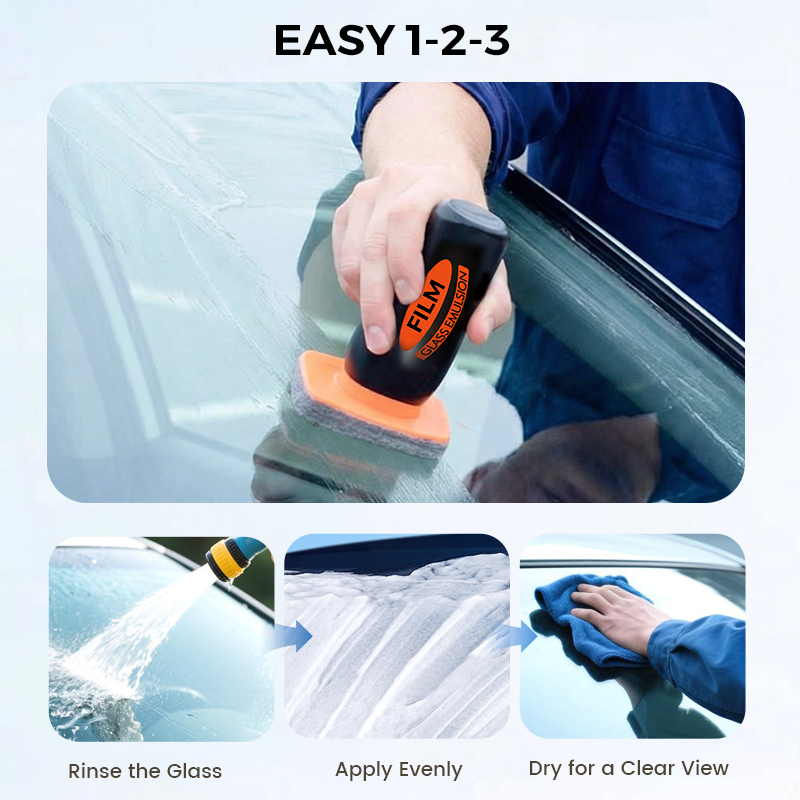 🔥Buy 2 Get 1 Free🔥 Auto Glass Side Window Oil Film Removal Cleaner1