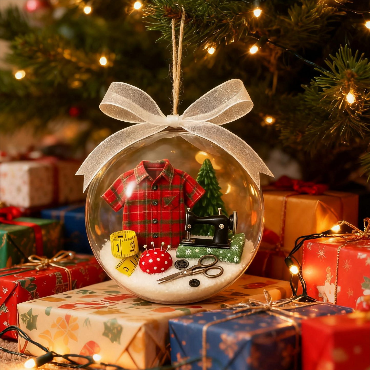 🔥Early Chrismas sale 49% off🔥🎄Holiday Sewing Snow Globe Ornament🎄