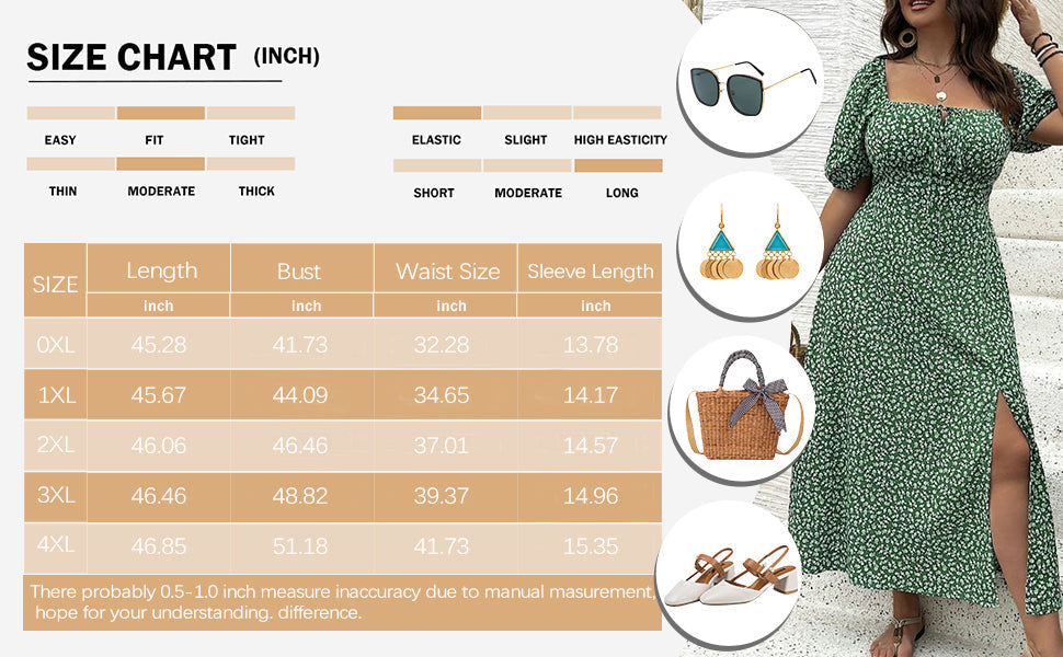💃Summer Hot Sale-49% OFF💗Plus Size Split Floral Print Boho Maxi Dress