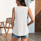 🎁Womens Tank Tops Sleeveless EyeletEmbroidery Scoop Neck Loose Fit Casual SummerFlowy