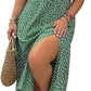 💃Summer Hot Sale-49% OFF💗Plus Size Split Floral Print Boho Maxi Dress