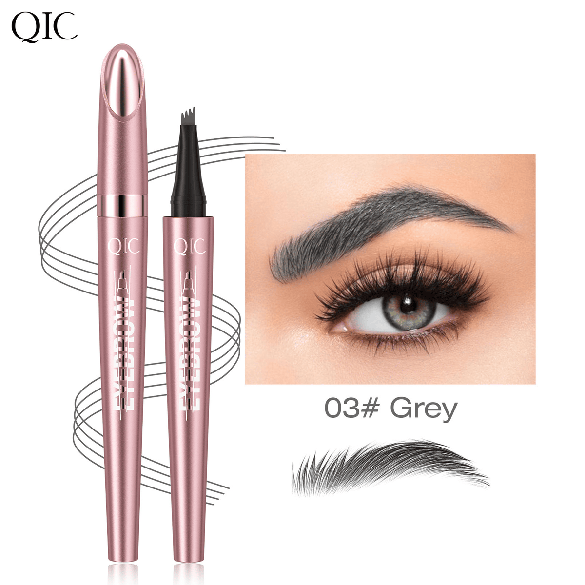 🥳LAST DAY BUY 1 GET 1 FREE💞50K+ SOLD!💥✨3D Natural-Looking Eyebrow Pencil– 4-prong tip creates natural hair-like strokes. Waterproof, smudge-proof & lasts 24h