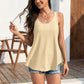 🎁Womens Tank Tops Sleeveless EyeletEmbroidery Scoop Neck Loose Fit Casual SummerFlowy