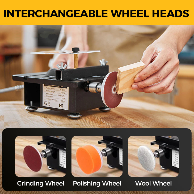 ⏳Limited time 50% OFF⏳💥2025 Hot Sale⏰Multi-functional Mini Precision Table Saw