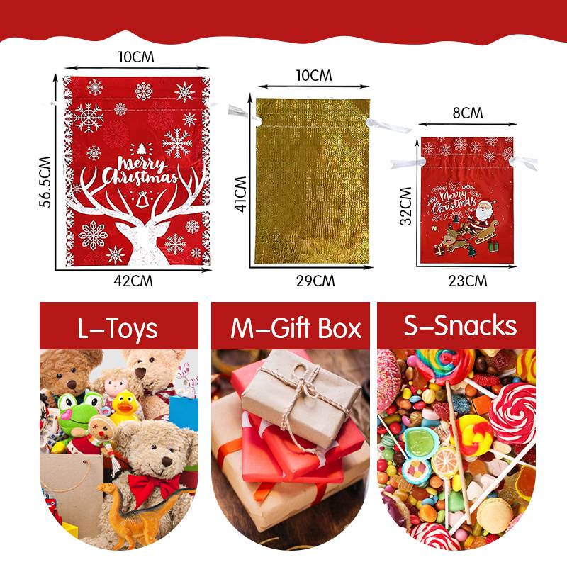 🔥Christmas Sale 49% OFF🎅The World’s Best Christmas Gift Bag With Drawstring🎁1