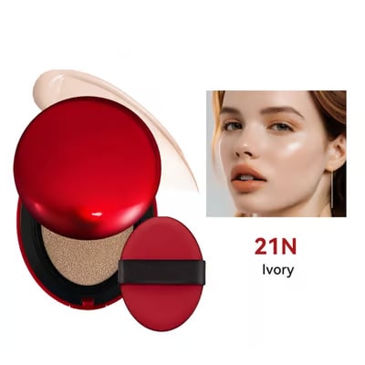 🔥🎉2025 HOT SALE 🎉Buy 1 Get 1 Free✨High-Coverage Hydrating Long-Lasting Red Cushion Foundation