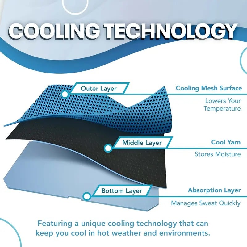 ⏰Last Day Buy 1 Get 1 Free❄💦Cold Sweat Towel You Can Use Anywhere, Anytime! Reusable Soft Absorbent Cooling Portable