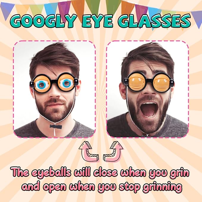 🔥CHRISTMAS SALE 50% OFF!!🏆Flash Sale💥Funny Glasses with Winking Eye Mechanism🥸