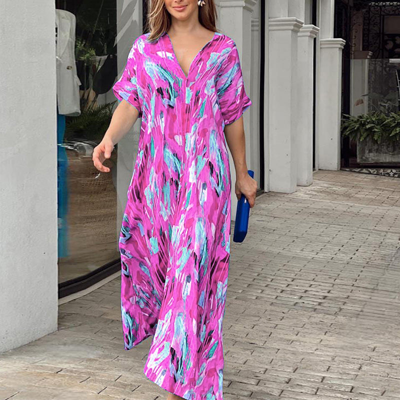 🌈Spring hot sale 49% OFF💃 Painted casual dresses with prints