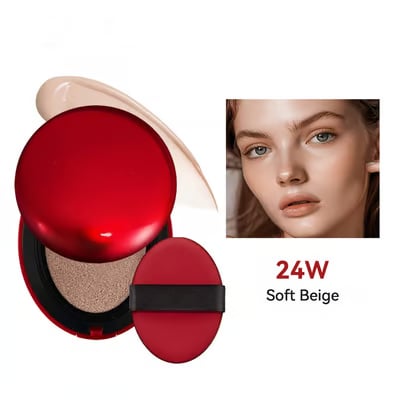 🔥🎉2025 HOT SALE 🎉Buy 1 Get 1 Free✨High-Coverage Hydrating Long-Lasting Red Cushion Foundation