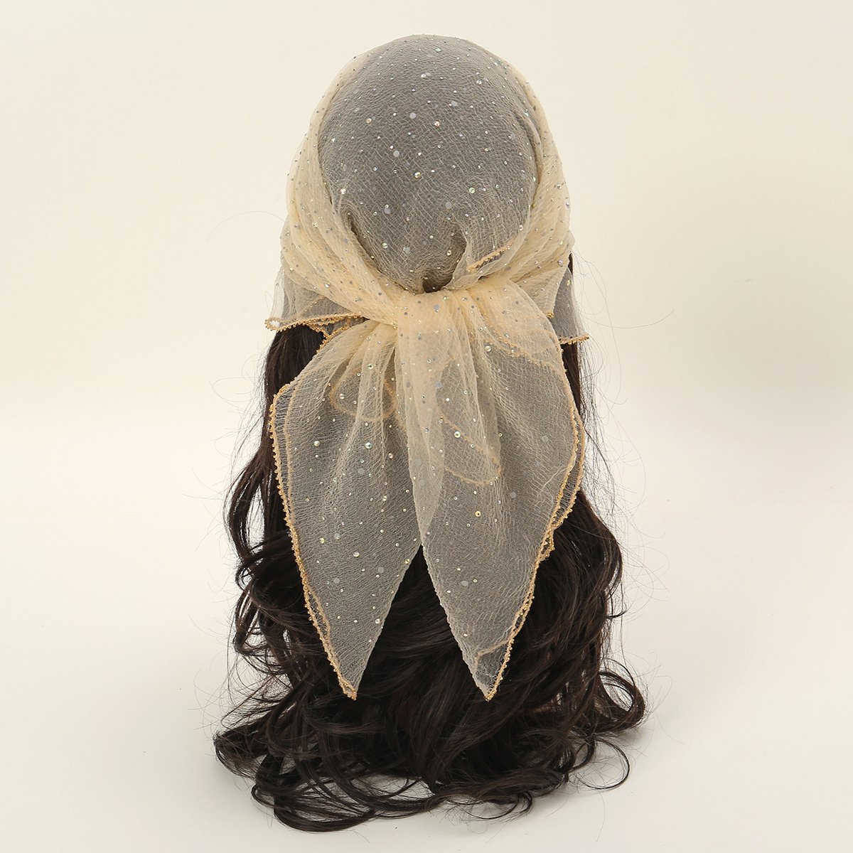 🔥 HOT SALE 49% OFF-Women's Glitter Decor Head Scarf