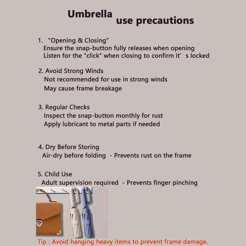 ☔✨50% OFF! 🌧️☔Automatic Folding Umbrella – Windproof, Waterproof & Compact