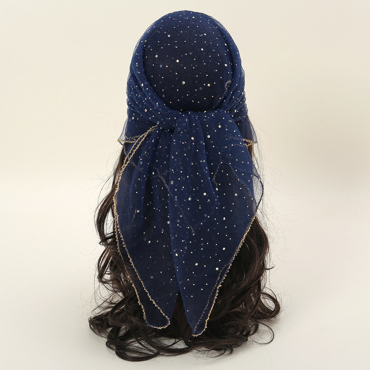🔥 HOT SALE 49% OFF-Women's Glitter Decor Head Scarf